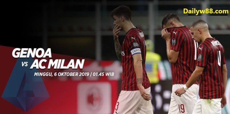 Dự đoán, soi kèo Genova vs AC Milan 01h45' ngày 06/10/2019