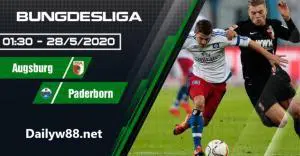 Soi kèo Augsburg vs SC Paderborn lúc 01h30' ngày 28/5/2020