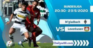 Soi kèo Monchengladbach vs Bayer Leverkusen 20h30' ngày 23/5/2020